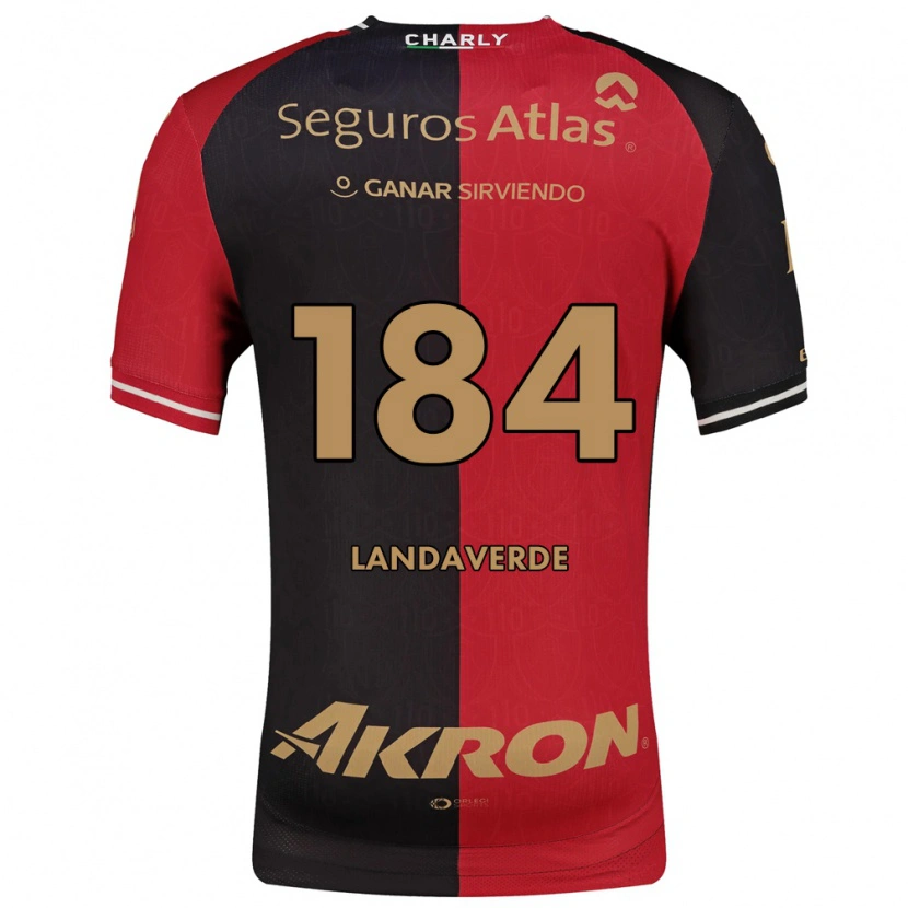 Danxen Kinder Antero Landaverde #184 Rot Schwarz Braun Heimtrikot Trikot 2026/27 T-Shirt