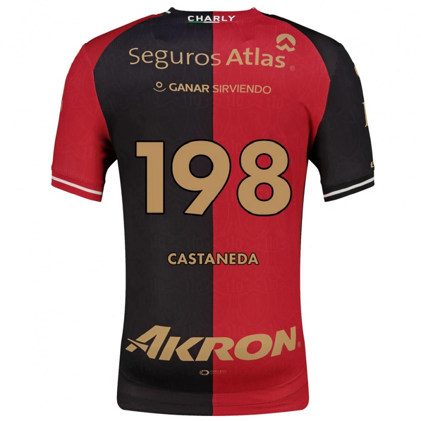 Danxen Kinder Mariano Castañeda #198 Rot Schwarz Braun Heimtrikot Trikot 2026/27 T-Shirt