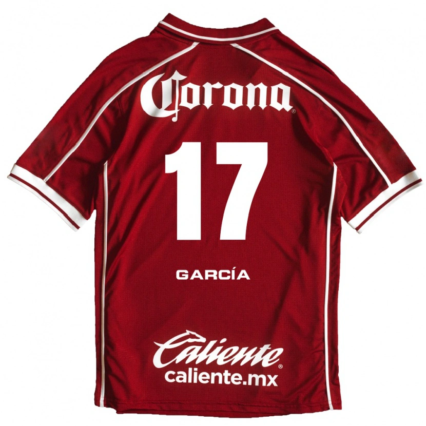 Danxen Kinder Brian García #17 Weiß Rot Heimtrikot Trikot 2026/27 T-Shirt