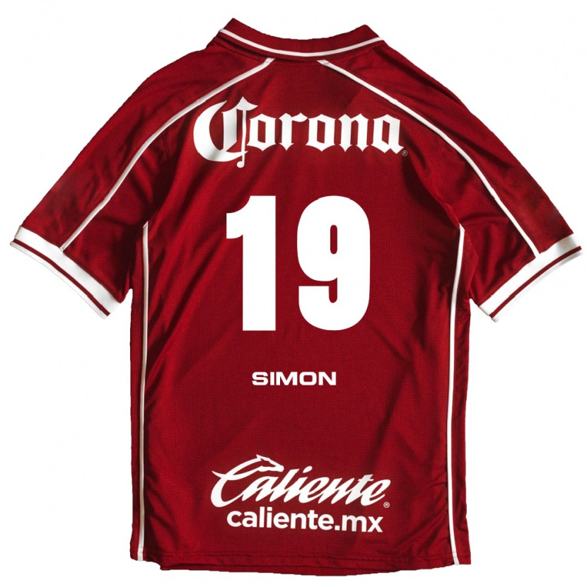 Danxen Kinder Santiago Simón #19 Weiß Rot Heimtrikot Trikot 2026/27 T-Shirt