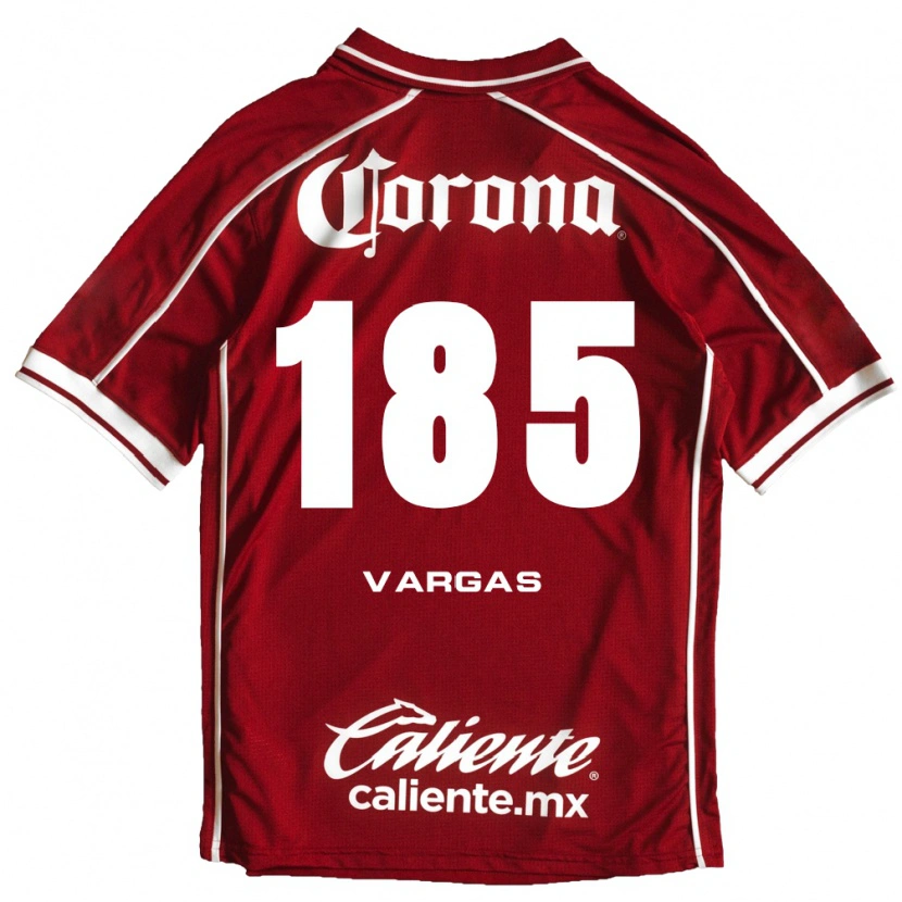 Danxen Kinder Diego Vargas #185 Weiß Rot Heimtrikot Trikot 2026/27 T-Shirt