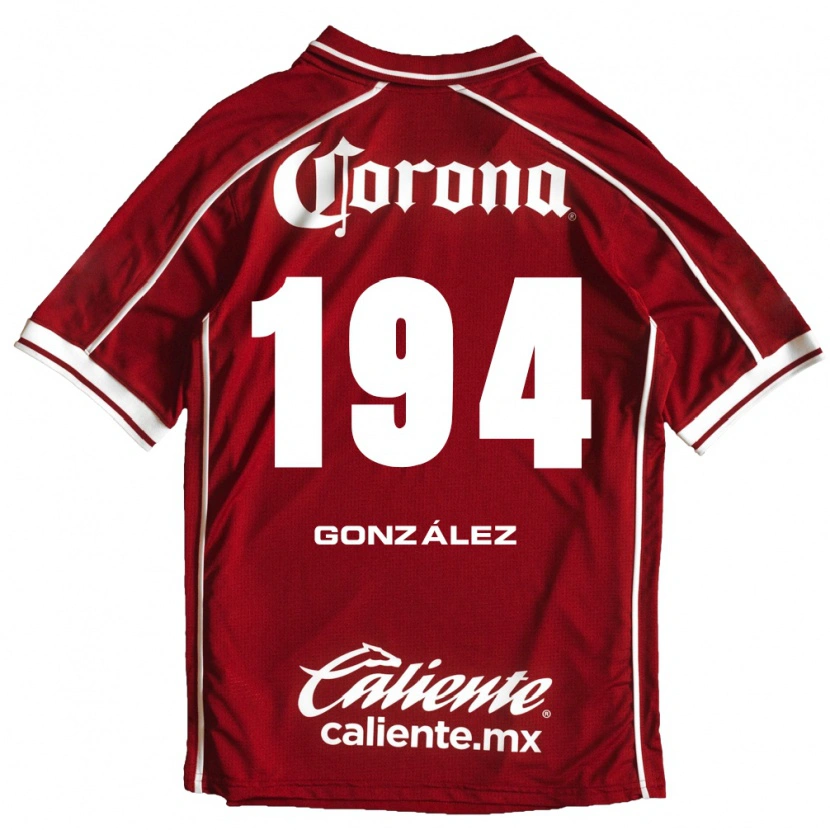 Danxen Kinder Cristopher González #194 Weiß Rot Heimtrikot Trikot 2026/27 T-Shirt