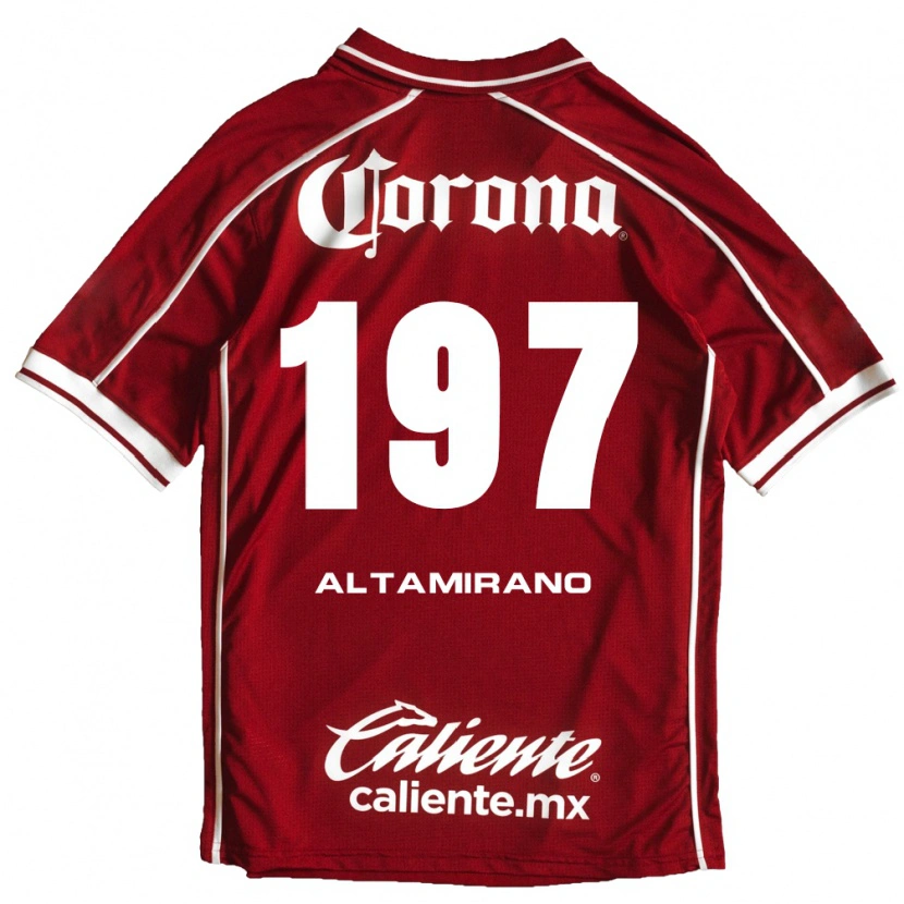 Danxen Kinder Óscar Altamirano #197 Weiß Rot Heimtrikot Trikot 2026/27 T-Shirt