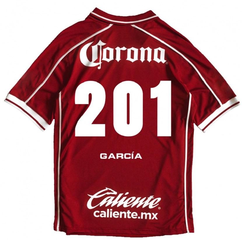 Danxen Kinder Eros García #201 Weiß Rot Heimtrikot Trikot 2026/27 T-Shirt