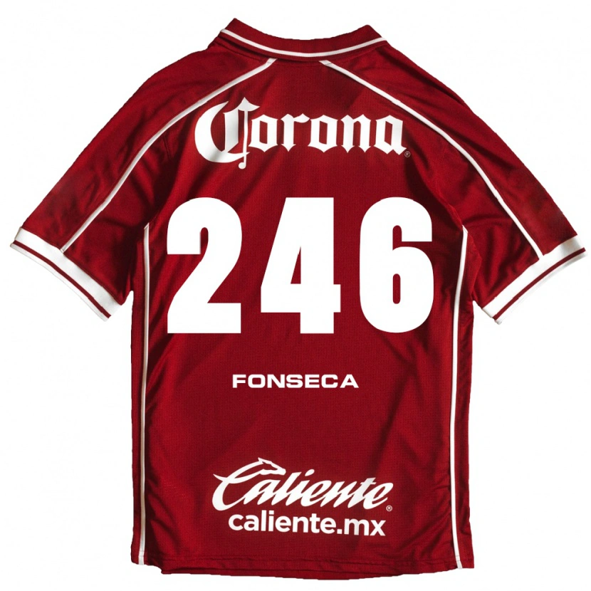 Danxen Kinder Fernando Fonseca #246 Weiß Rot Heimtrikot Trikot 2026/27 T-Shirt