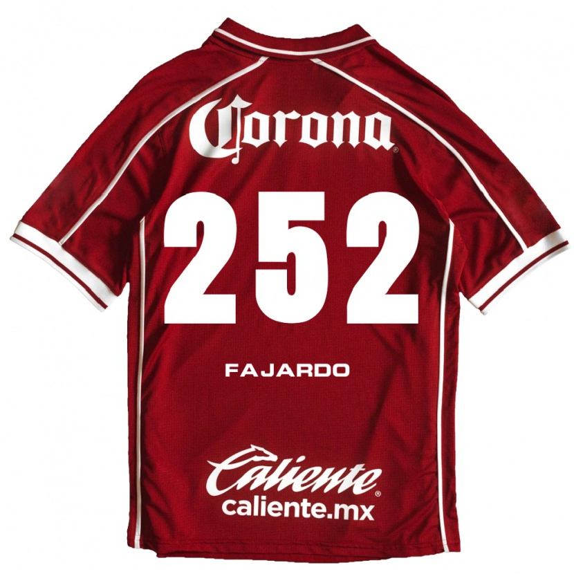 Danxen Kinder Rafael Fajardo #252 Weiß Rot Heimtrikot Trikot 2026/27 T-Shirt
