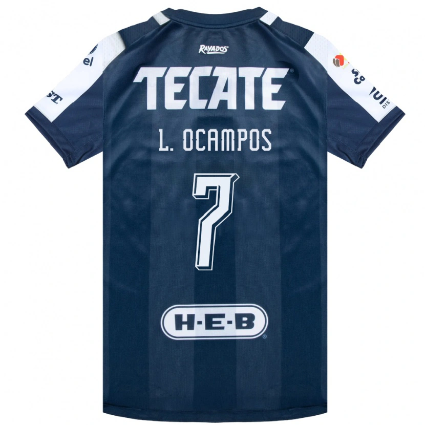 Danxen Kinder Lucas Ocampos #7 Tintenblau Weiß Rot Heimtrikot Trikot 2026/27 T-Shirt