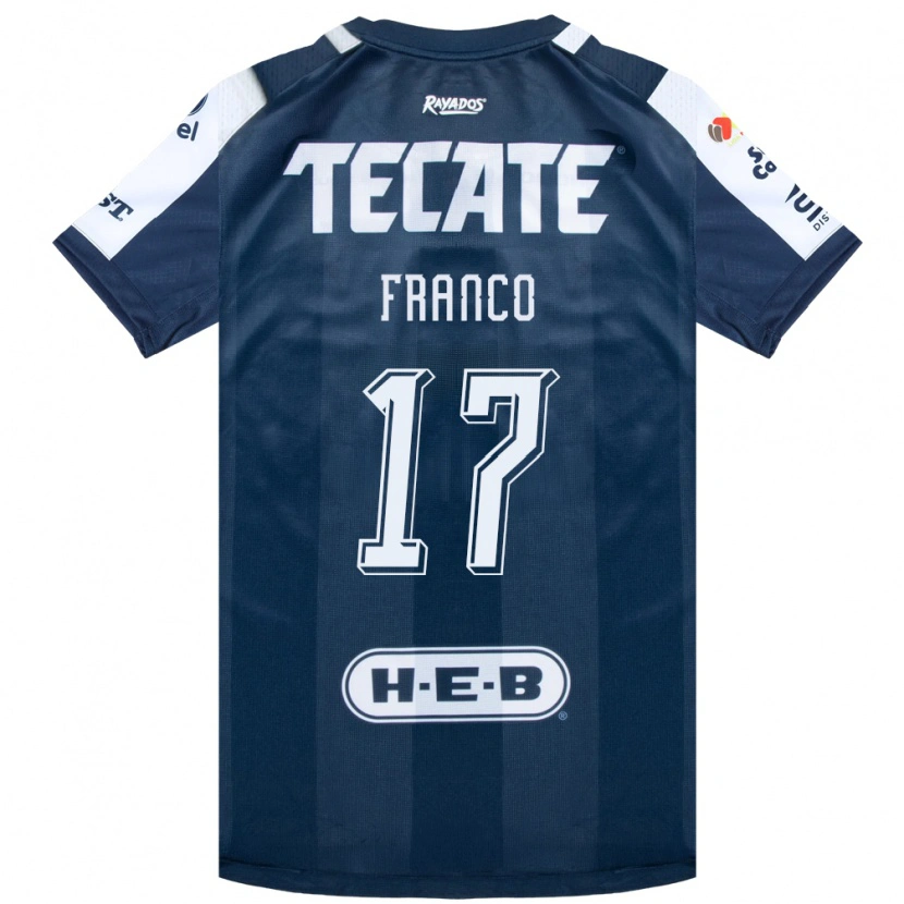 Danxen Kinder Yamile Franco #17 Tintenblau Weiß Rot Heimtrikot Trikot 2026/27 T-Shirt