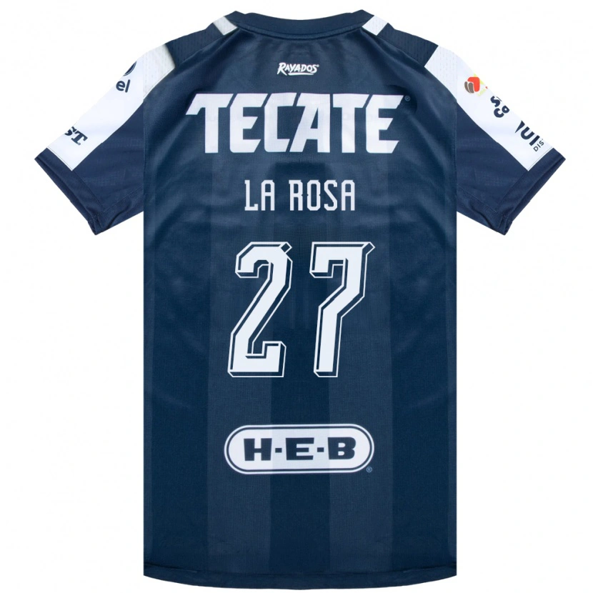Danxen Kinder Roberto De La Rosa #27 Tintenblau Weiß Rot Heimtrikot Trikot 2026/27 T-Shirt