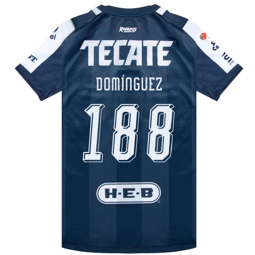 Danxen Kinder Joel Domínguez #188 Tintenblau Weiß Rot Heimtrikot Trikot 2026/27 T-Shirt