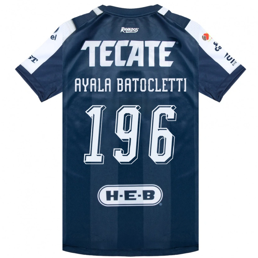 Danxen Kinder Nahuel Ayala Batocletti #196 Tintenblau Weiß Rot Heimtrikot Trikot 2026/27 T-Shirt