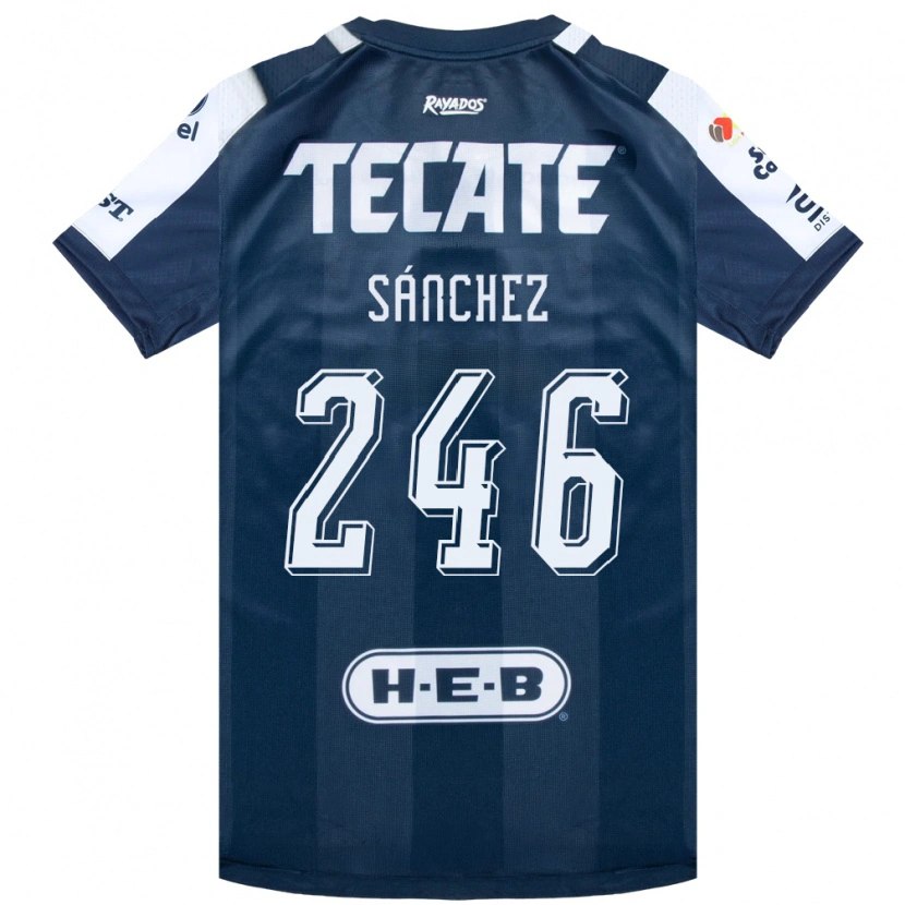 Danxen Kinder Diego Sánchez #246 Tintenblau Weiß Rot Heimtrikot Trikot 2026/27 T-Shirt