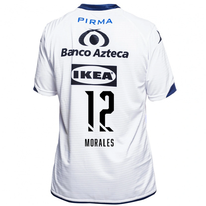 Danxen Kinder Karla Morales #12 Weiß Schwarz Blau Heimtrikot Trikot 2026/27 T-Shirt