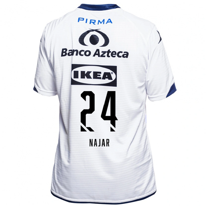 Danxen Kinder Ivonne Najar #24 Weiß Schwarz Blau Heimtrikot Trikot 2026/27 T-Shirt