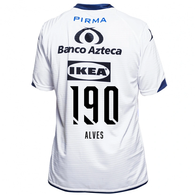 Danxen Kinder Fabricio Alves #190 Weiß Schwarz Blau Heimtrikot Trikot 2026/27 T-Shirt