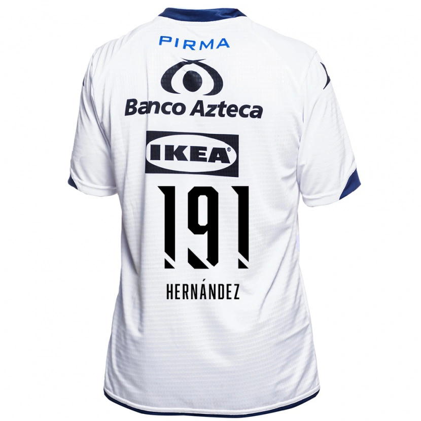 Danxen Kinder Brian Hernández #191 Weiß Schwarz Blau Heimtrikot Trikot 2026/27 T-Shirt