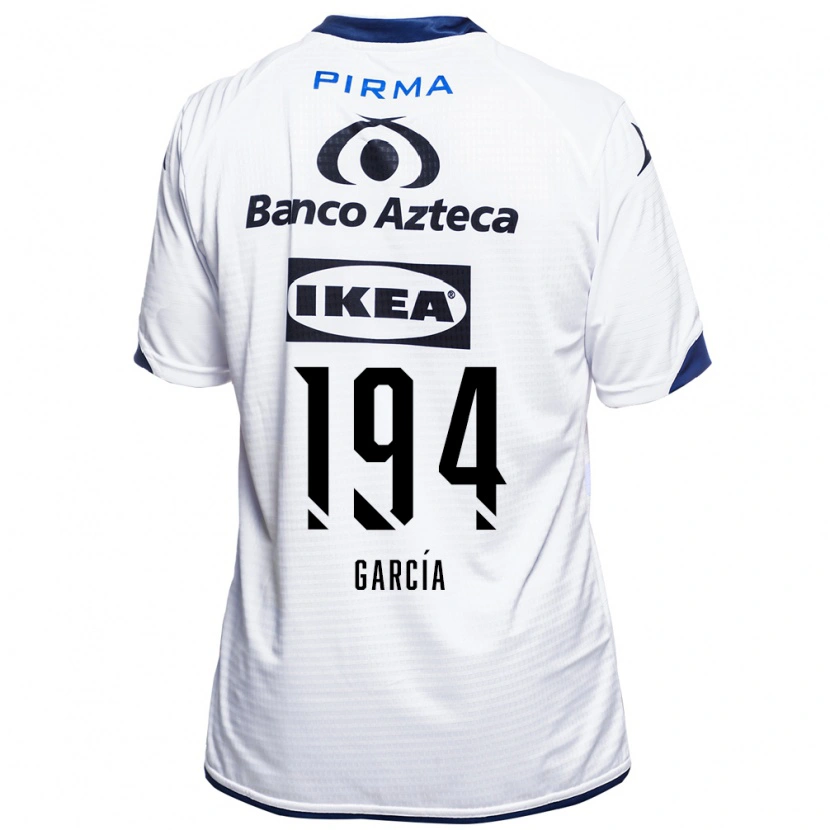 Danxen Kinder Patricio García #194 Weiß Schwarz Blau Heimtrikot Trikot 2026/27 T-Shirt