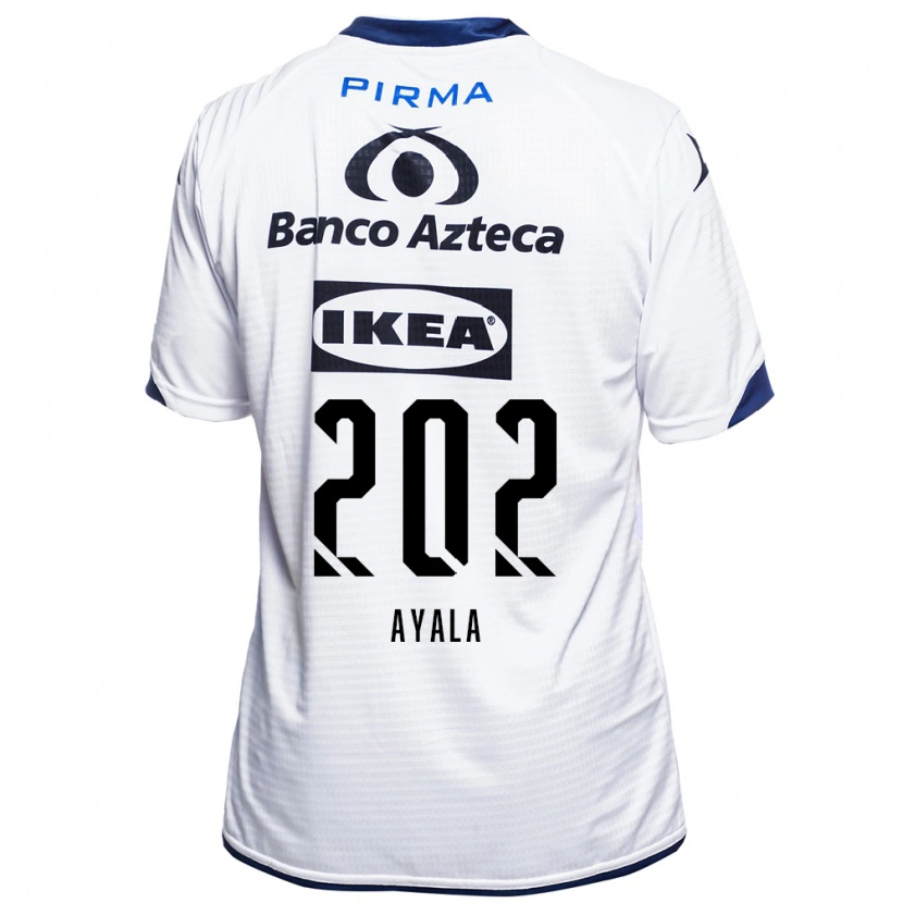 Danxen Kinder Diego Ayala #202 Weiß Schwarz Blau Heimtrikot Trikot 2026/27 T-Shirt
