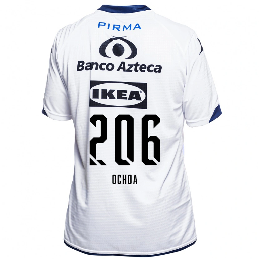 Danxen Kinder Barúc Ochoa #206 Weiß Schwarz Blau Heimtrikot Trikot 2026/27 T-Shirt
