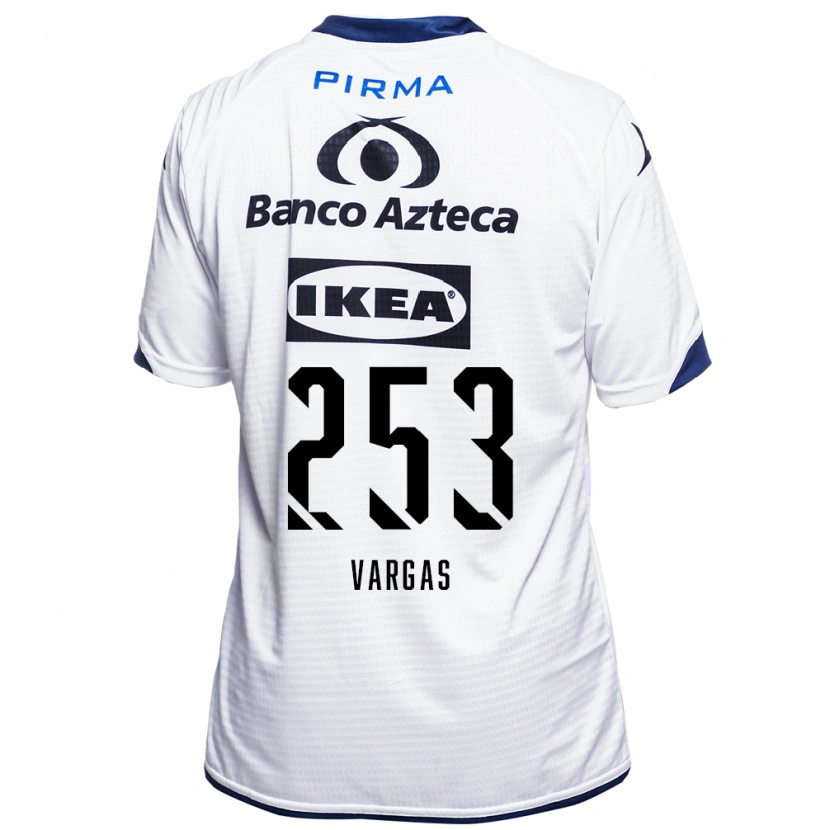 Danxen Kinder Edwin Vargas #253 Weiß Schwarz Blau Heimtrikot Trikot 2026/27 T-Shirt