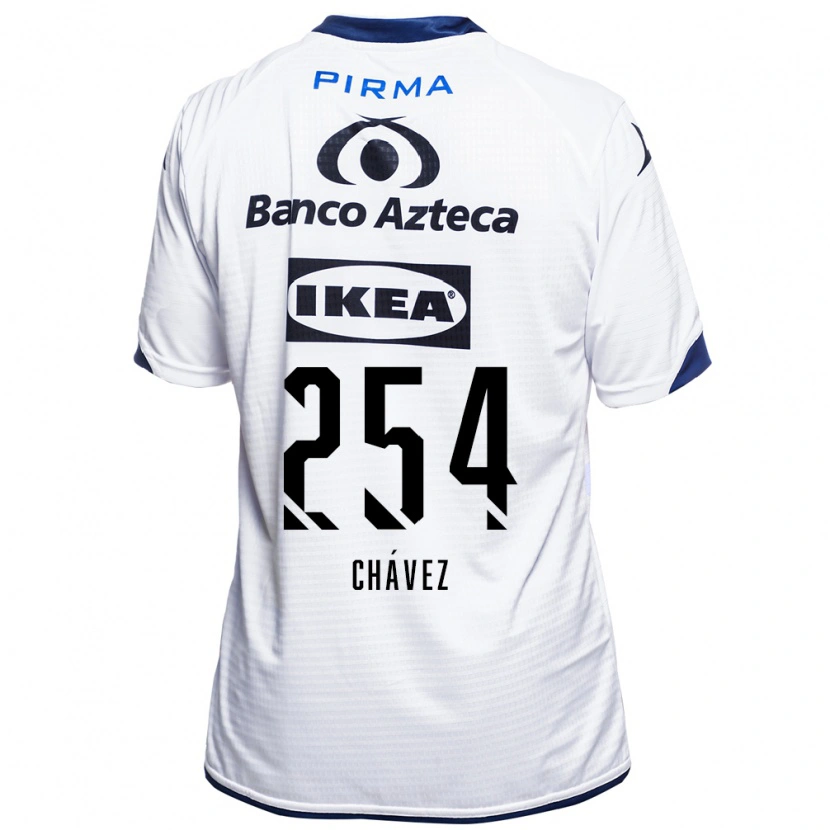 Danxen Kinder José Chávez #254 Weiß Schwarz Blau Heimtrikot Trikot 2026/27 T-Shirt