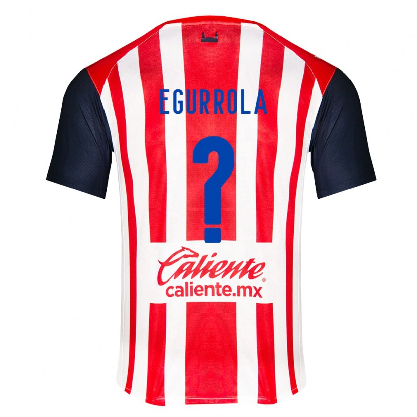 Danxen Kinder Luis Egurrola #0 Rot Schwarz Weiß Heimtrikot Trikot 2026/27 T-Shirt
