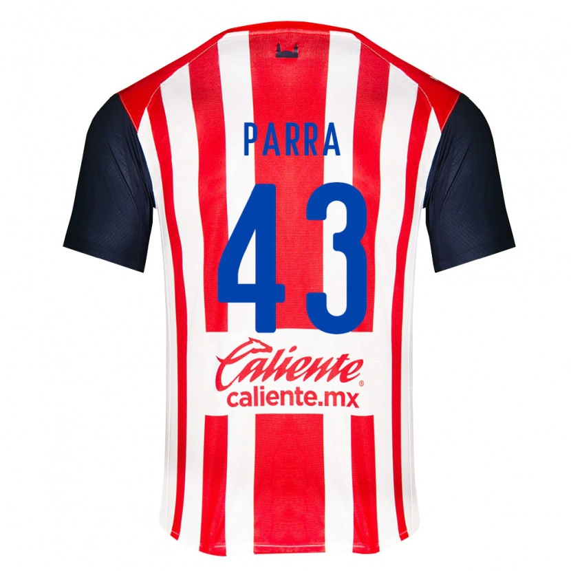 Danxen Kinder Rodrigo Parra #43 Rot Schwarz Weiß Heimtrikot Trikot 2026/27 T-Shirt