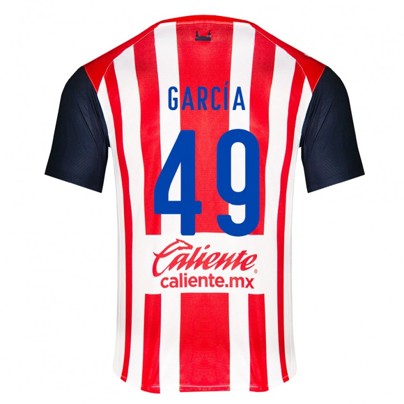Danxen Kinder Gilberto García #49 Rot Schwarz Weiß Heimtrikot Trikot 2026/27 T-Shirt