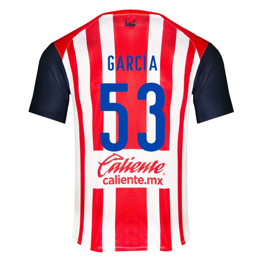 Danxen Kinder Uziel García #53 Rot Schwarz Weiß Heimtrikot Trikot 2026/27 T-Shirt