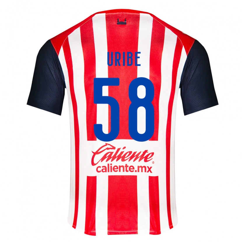 Danxen Kinder Juan Uribe #58 Rot Schwarz Weiß Heimtrikot Trikot 2026/27 T-Shirt