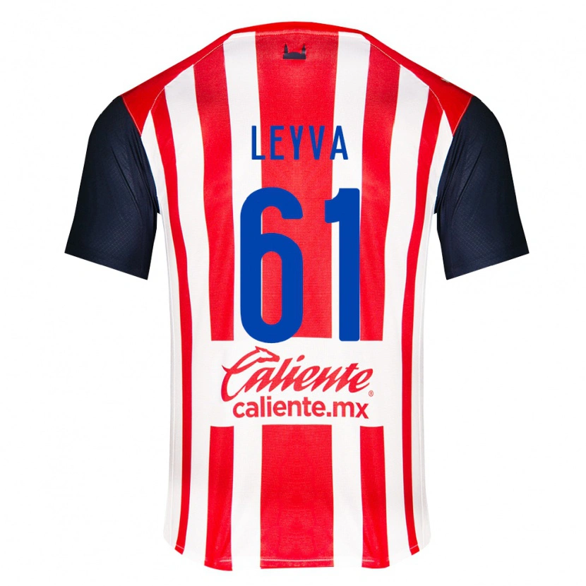 Danxen Kinder Axel Leyva #61 Rot Schwarz Weiß Heimtrikot Trikot 2026/27 T-Shirt