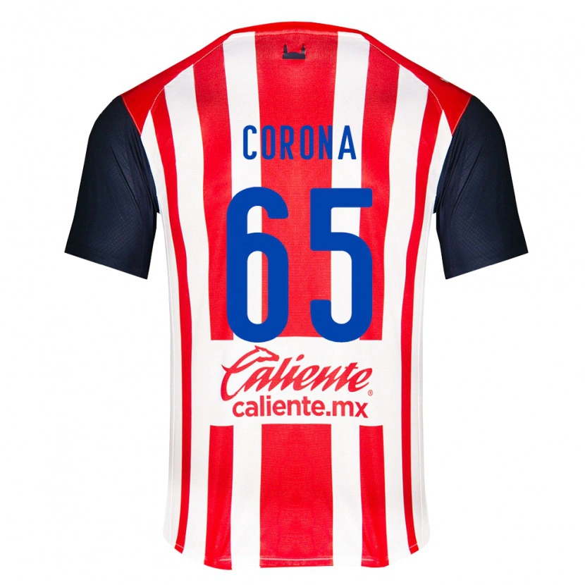 Danxen Kinder Carlos Corona #65 Rot Schwarz Weiß Heimtrikot Trikot 2026/27 T-Shirt