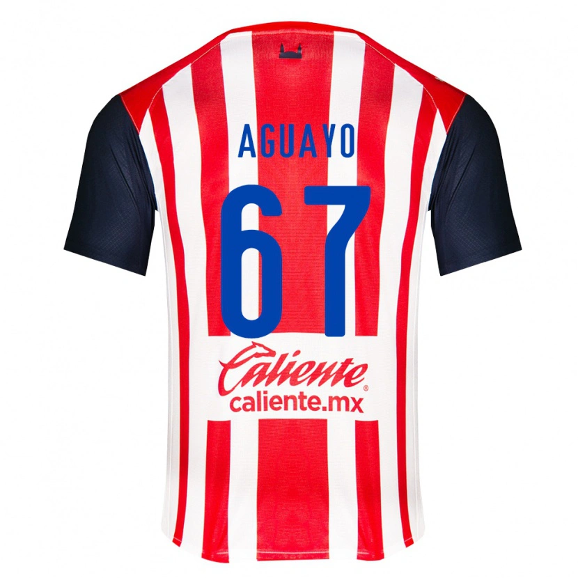 Danxen Kinder Sergio Aguayo #67 Rot Schwarz Weiß Heimtrikot Trikot 2026/27 T-Shirt