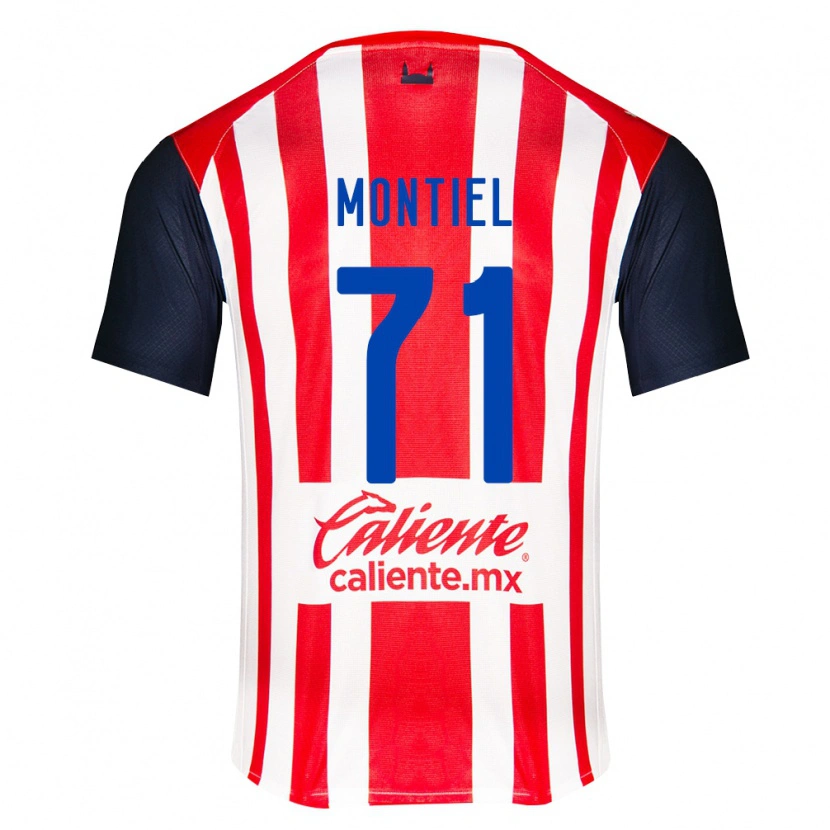 Danxen Kinder Erick Montiel #71 Rot Schwarz Weiß Heimtrikot Trikot 2026/27 T-Shirt