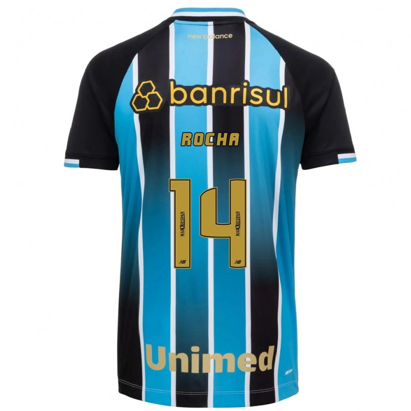 Danxen Kinder Marcos Rocha #14 Blau Braun Schwarz Heimtrikot Trikot 2026/27 T-Shirt