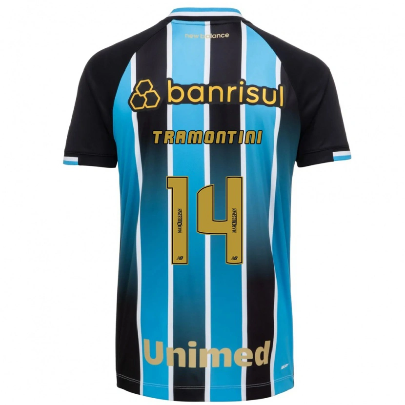 Danxen Kinder Bernardo Tramontini #14 Blau Braun Schwarz Heimtrikot Trikot 2026/27 T-Shirt
