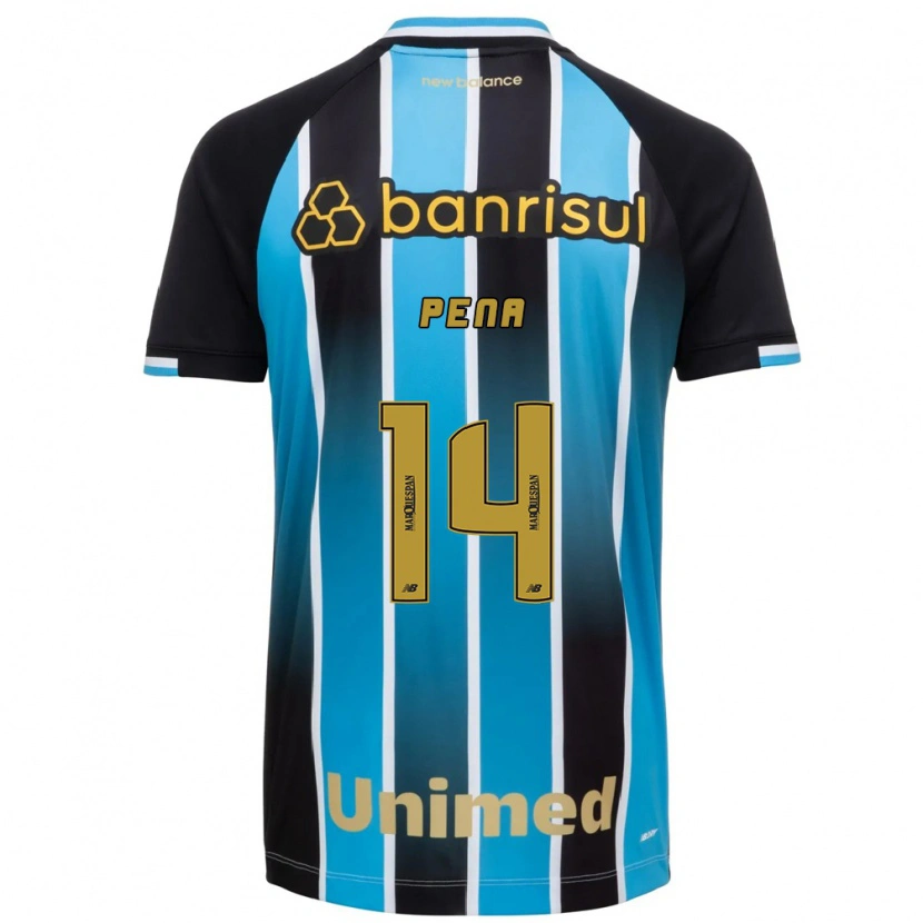 Danxen Kinder Jessica Peña #14 Blau Braun Schwarz Heimtrikot Trikot 2026/27 T-Shirt