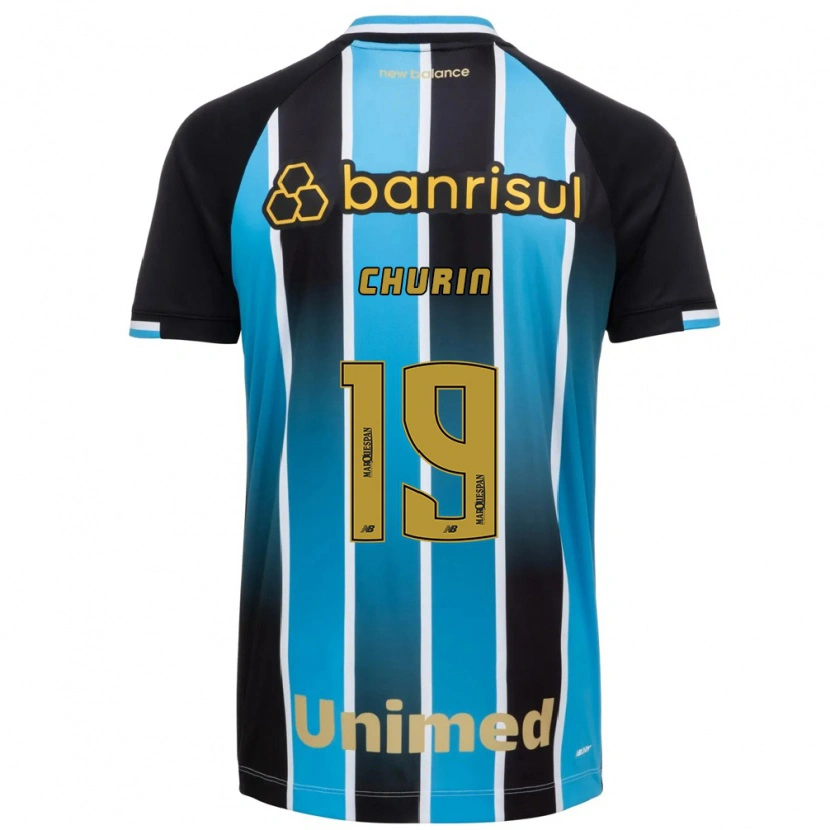 Danxen Kinder Diego Churin #19 Blau Braun Schwarz Heimtrikot Trikot 2026/27 T-Shirt