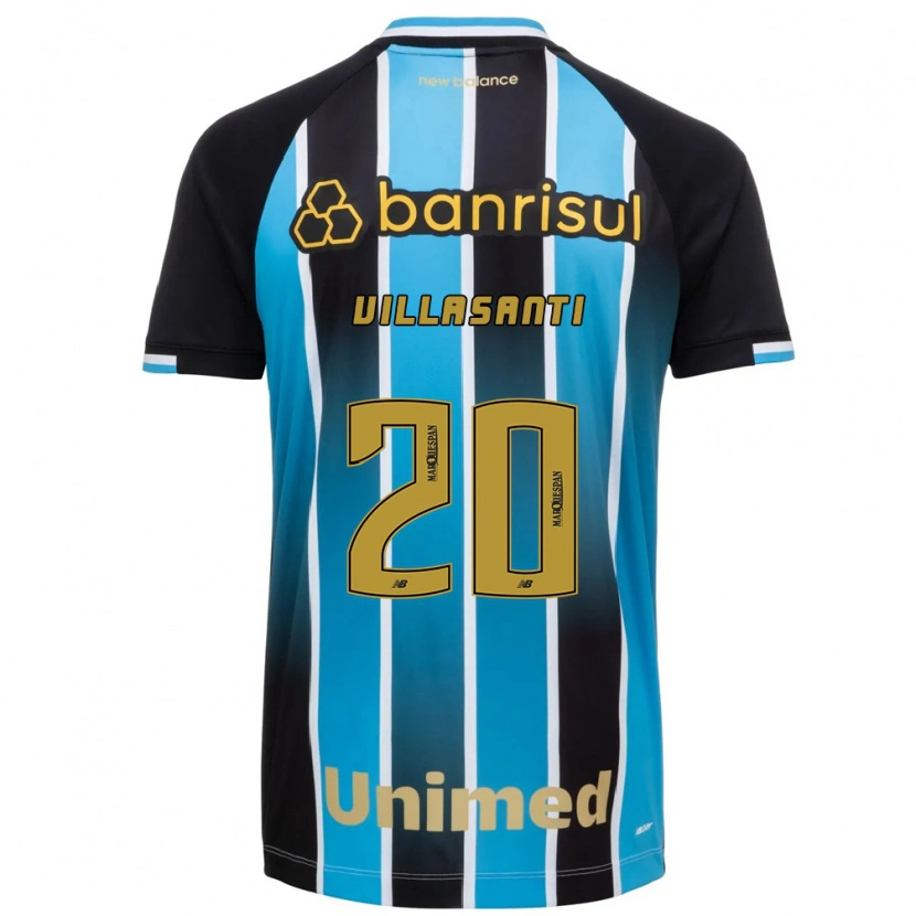 Danxen Kinder Mathías Villasanti #20 Blau Braun Schwarz Heimtrikot Trikot 2026/27 T-Shirt