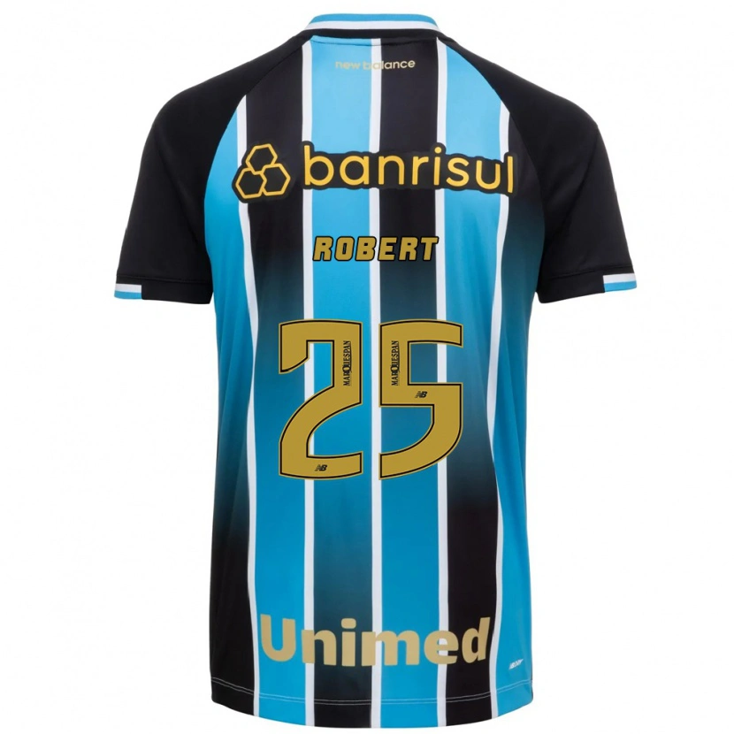 Danxen Kinder Jhonata Robert #25 Blau Braun Schwarz Heimtrikot Trikot 2026/27 T-Shirt