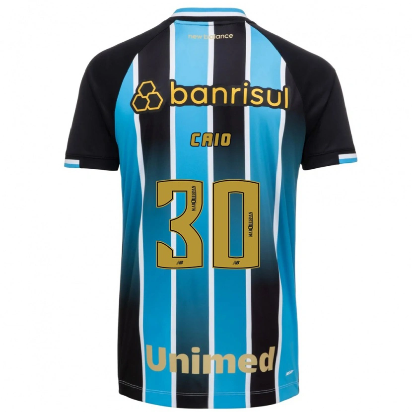 Danxen Kinder Rodrigo Caio #30 Blau Braun Schwarz Heimtrikot Trikot 2026/27 T-Shirt