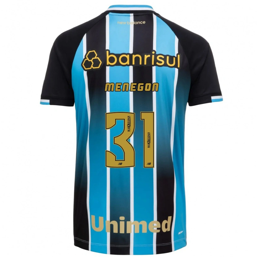 Danxen Kinder Gabriel Menegon #31 Blau Braun Schwarz Heimtrikot Trikot 2026/27 T-Shirt