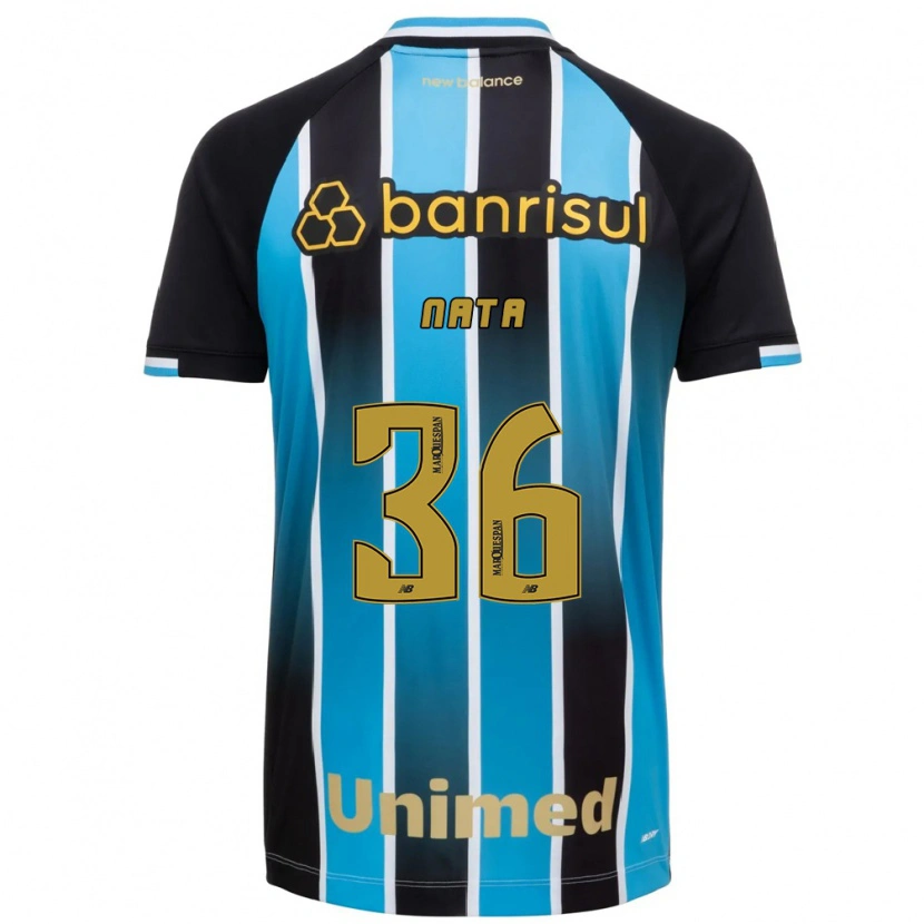Danxen Kinder Natã #36 Blau Braun Schwarz Heimtrikot Trikot 2026/27 T-Shirt