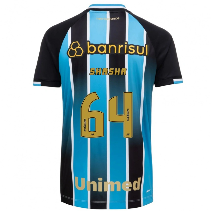 Danxen Kinder Shashá #64 Blau Braun Schwarz Heimtrikot Trikot 2026/27 T-Shirt