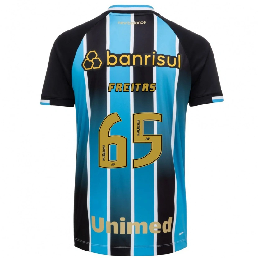 Danxen Kinder Riquelme Freitas Dos Santos #65 Blau Braun Schwarz Heimtrikot Trikot 2026/27 T-Shirt