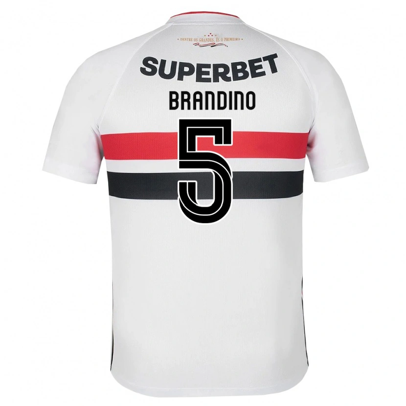 Danxen Kinder Kika Brandino #5 Weiß Rot Schwarz Heimtrikot Trikot 2026/27 T-Shirt
