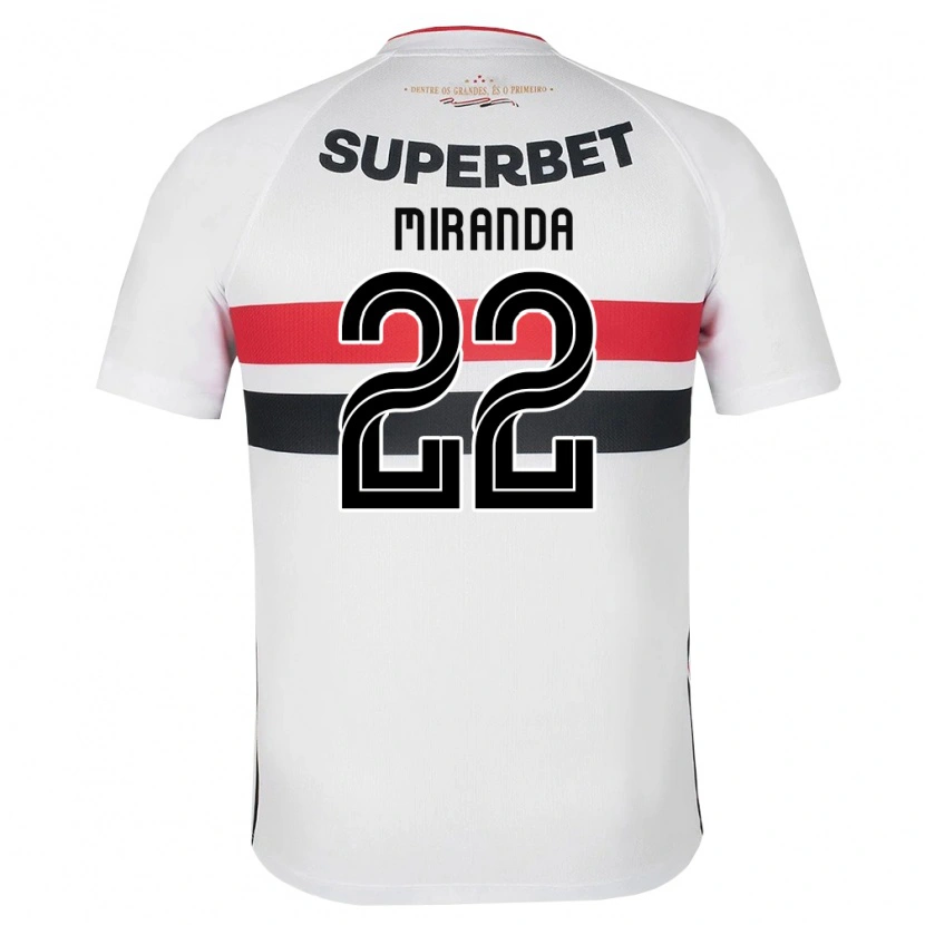 Danxen Kinder Miranda #22 Weiß Rot Schwarz Heimtrikot Trikot 2026/27 T-Shirt