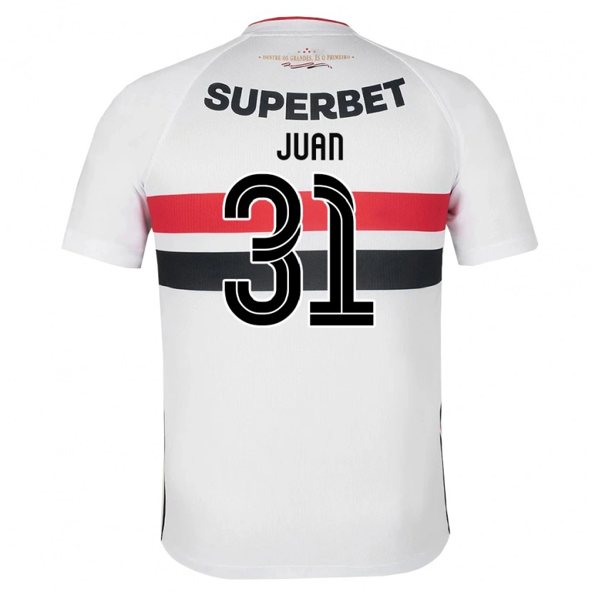 Danxen Kinder Juan #31 Weiß Rot Schwarz Heimtrikot Trikot 2026/27 T-Shirt