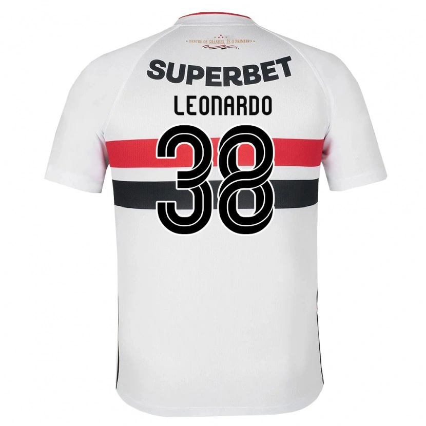Danxen Kinder Hugo Leonardo #38 Weiß Rot Schwarz Heimtrikot Trikot 2026/27 T-Shirt