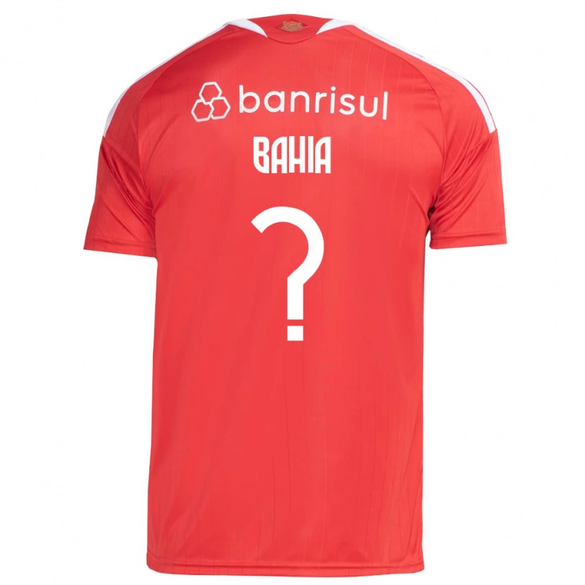 Danxen Kinder Guilherme Bahia #0 Rot Weiß Heimtrikot Trikot 2026/27 T-Shirt